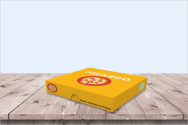 High Quality Pizza Box Mockup
