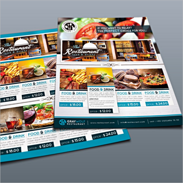 High Quality Restaurant Flyer Design
