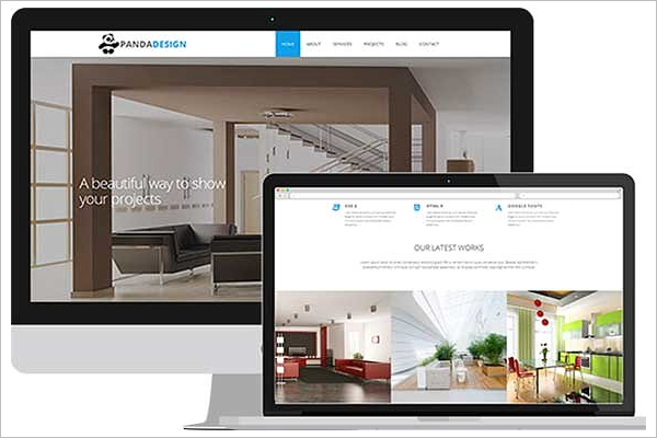 64+ Best Interior Design Templates Free Website Themes
