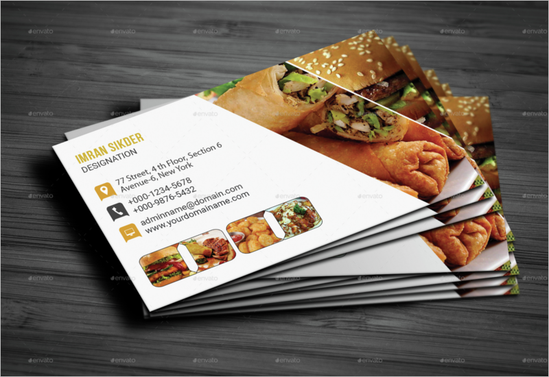 Italian Restaurant Business Card Template
