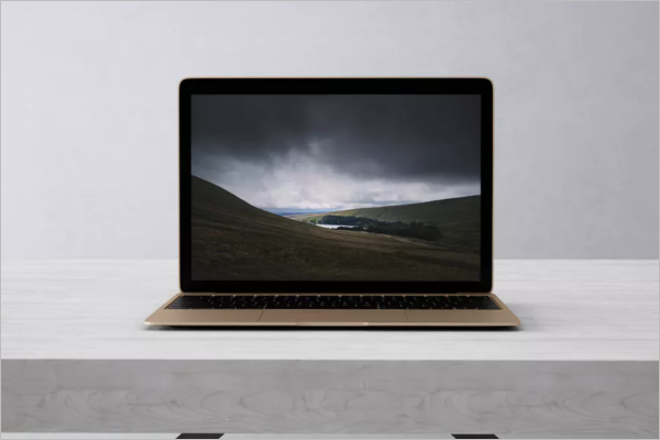 Laptop Mockup Screen Design