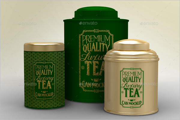 Luxury Tea Packaging Mockup