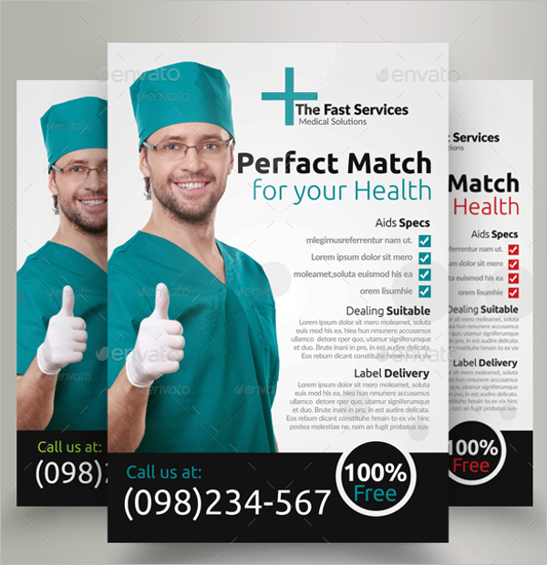 Medical Service Flyer Template