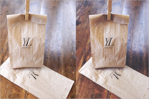 Mini PSD Paper Bag Mockup Design