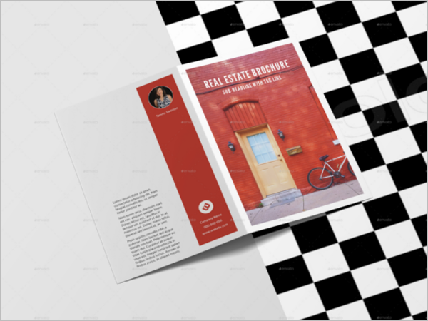 Minimalistic A4 Brochure Mockup Design