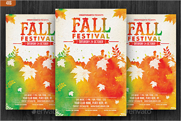 Minimalistic Fall Flyer Template
