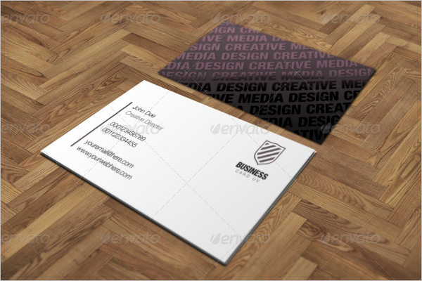 ModernÂ Square Business Card Template