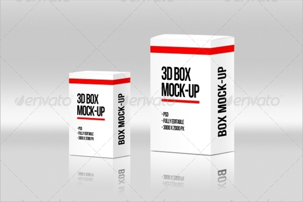 Multiple Product Box Mockup Design