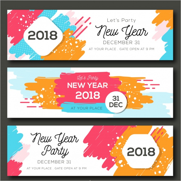 New Year Banner Template