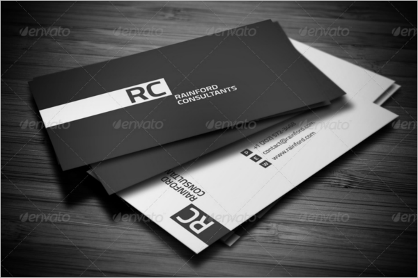 OldÂ Black & White Business Card Design