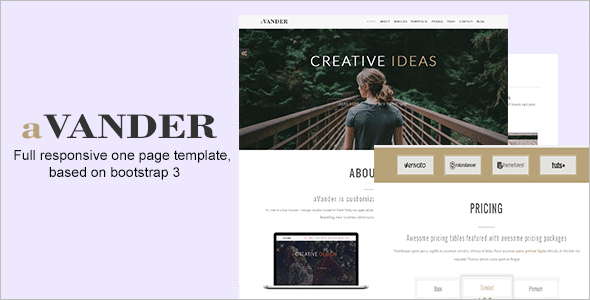 One Page DesignÂ Bootstrap Template