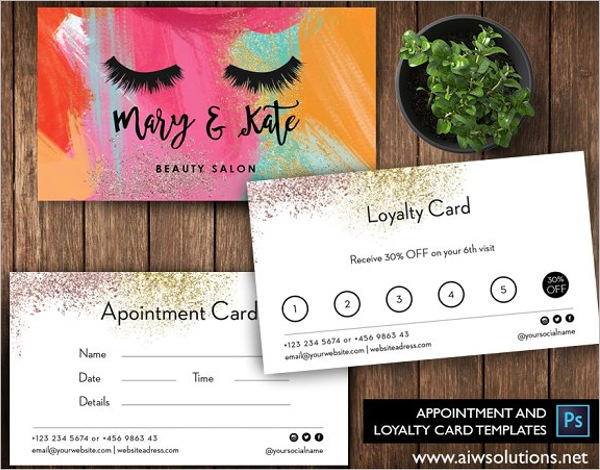 Own Appointment Card Design