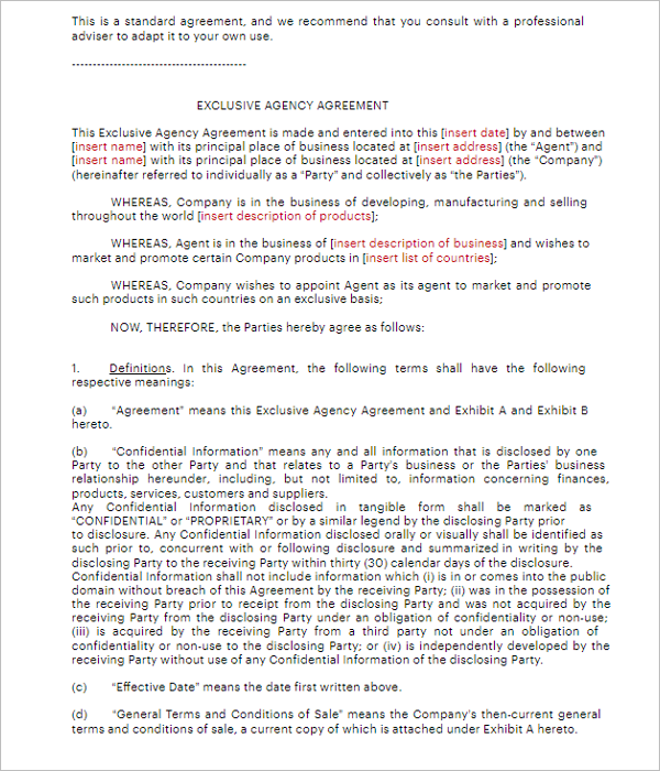 Owner Agreement Form PDF