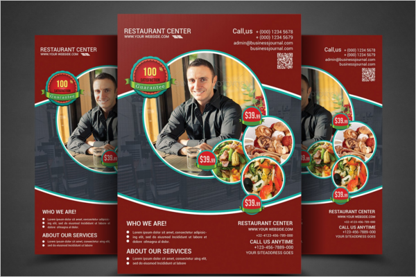 PSD Restaurant Flyer Design