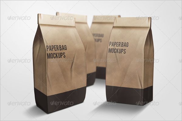Paper Bag Mockup Template