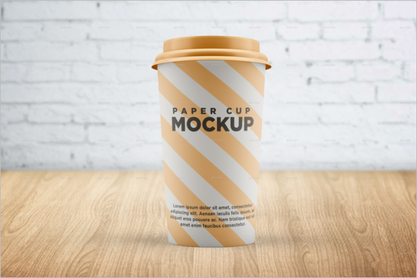 Paper Cup Mockup Photoshop Design
