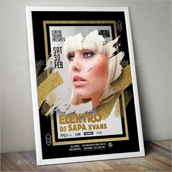 Party Fashion Poster Template