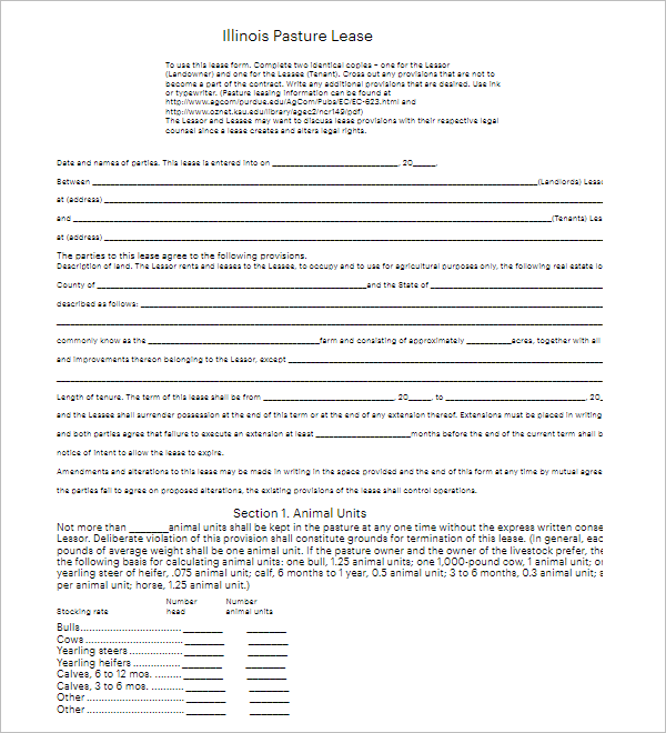 75+ Lease Templates Free Word, PDF, Doc Formats Download