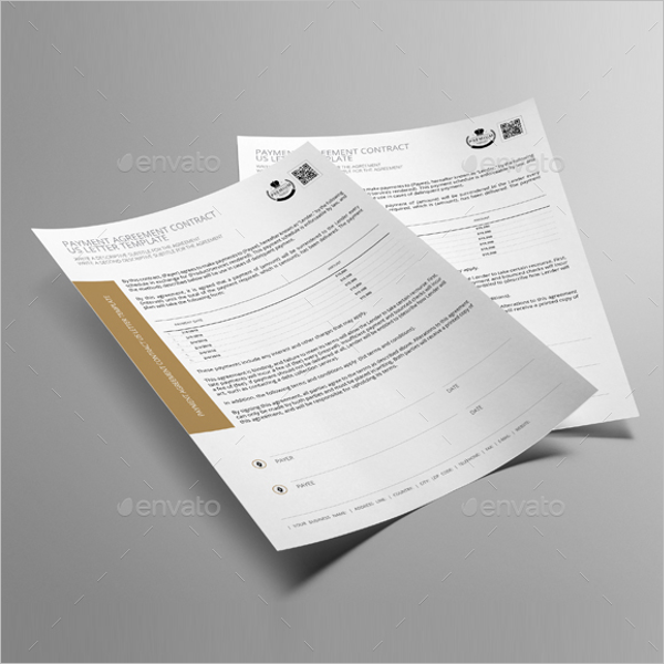 Payment Agreement Form Template