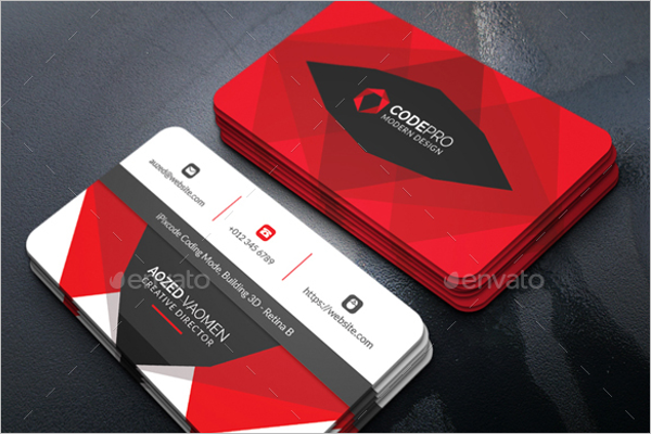 Personal Business Card Design Photoshop