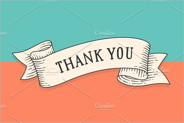 Personalized Blank Thank You Template