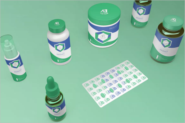 Pharmaceutical Product Mockup Design