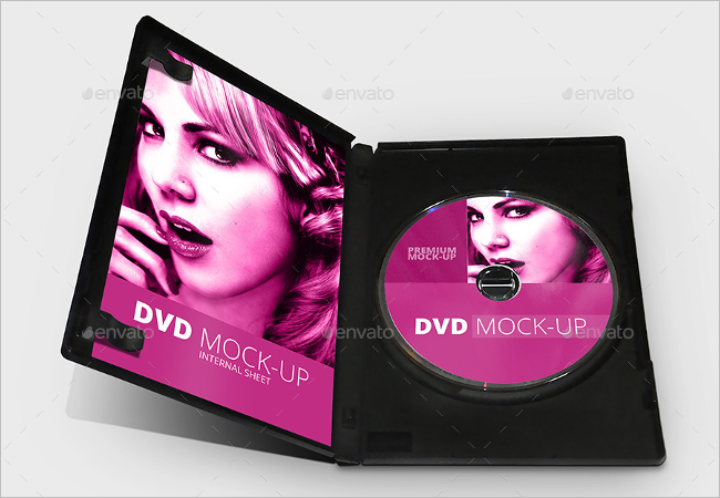 Photorealistic CD Cover Mockup Design