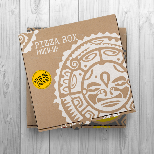 Old Pizza Box Mockup Design