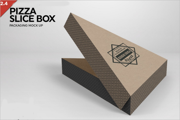 Pizza Box Packaging Mockup