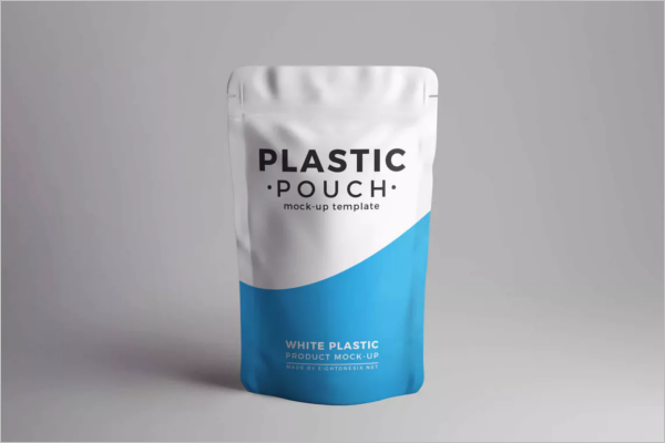 Plastic Pouch Product Mockup Design