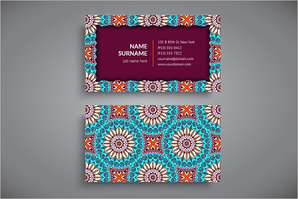 Printable Yoga Business Card Template