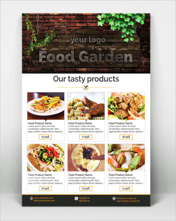 ProfessionalÂ Restaurant Flyer Design
