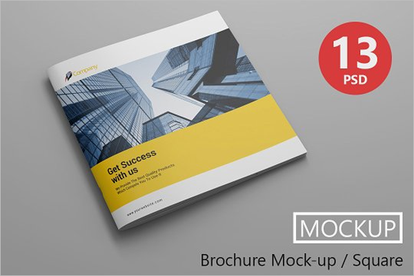 Realistic Brochure Mockup Design