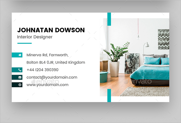 Realistic Furniture Business Card Design
