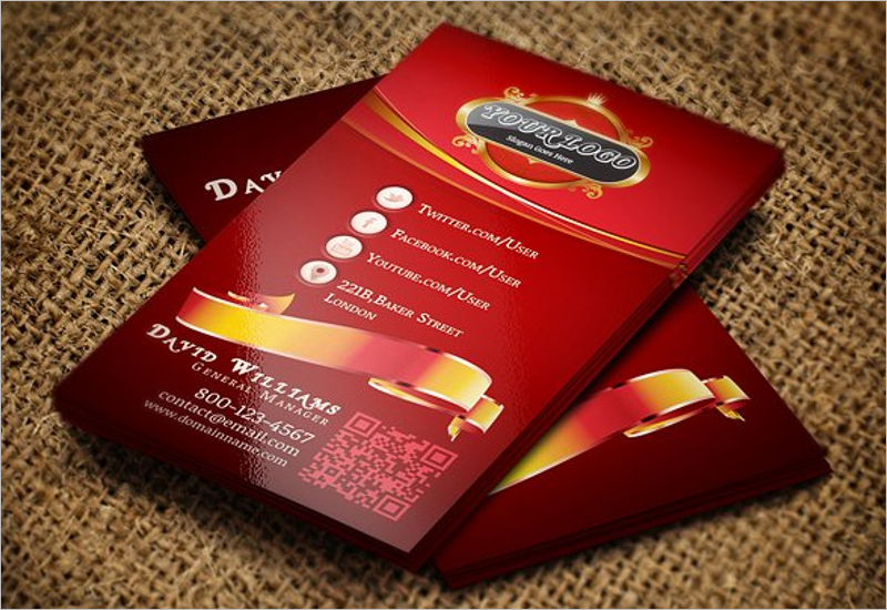 Realistic Restaurant Business Card Templates