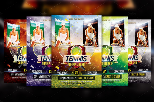 Realistic Sports Flyer Template