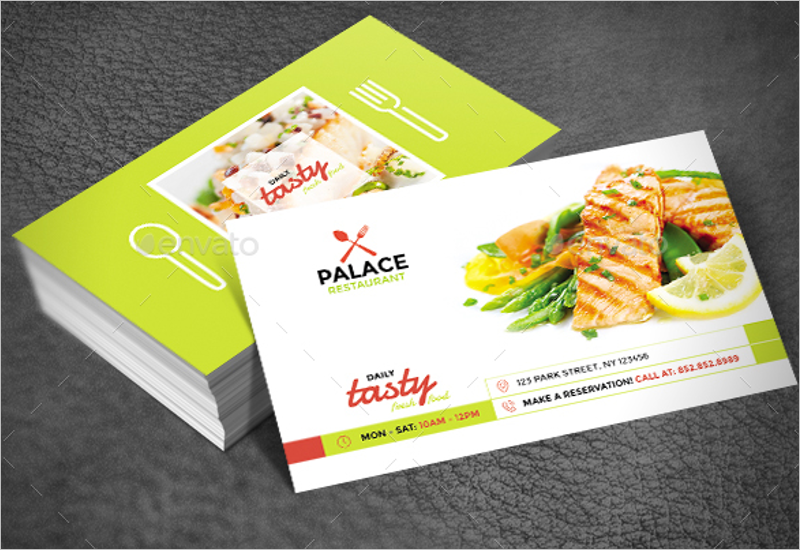 Restaurant Catering Business Card Template
