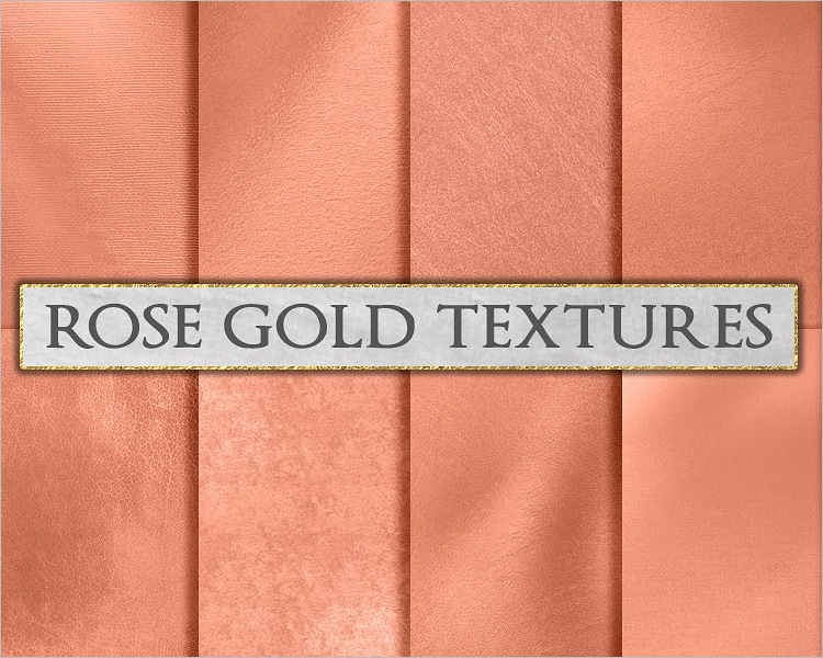 Rose Gold Paper Texture Design