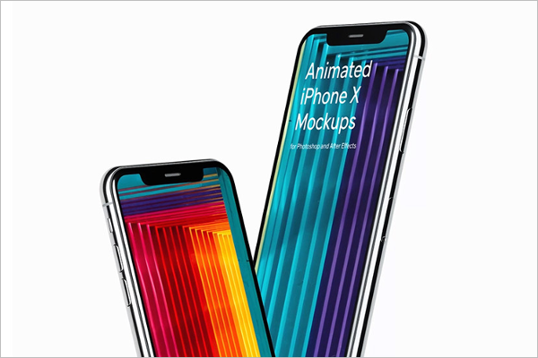 52+ iPhone X Mockup Templates PSD Free Designs