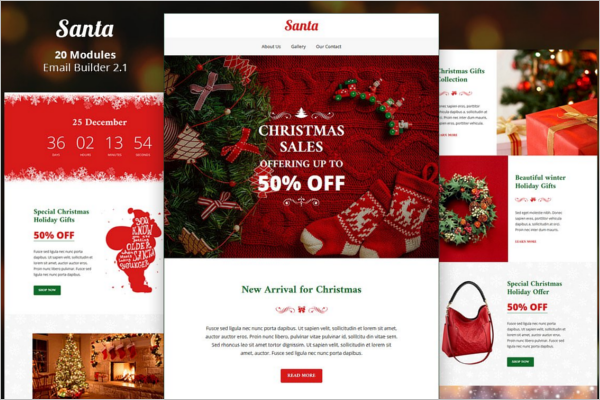 Santa Email Design