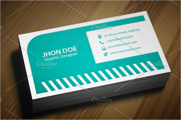 Set Of Police Business Cards