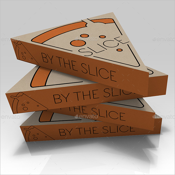 Slice Pizza Box Mockup