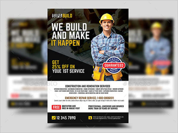 Small Business Contract Flyer Template