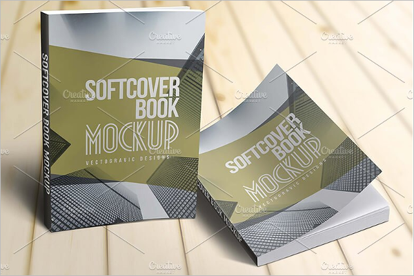 Soft Cover Book Mockup Design