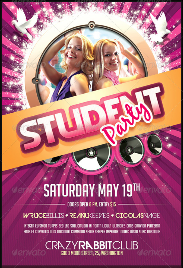 Student Flyer Template
