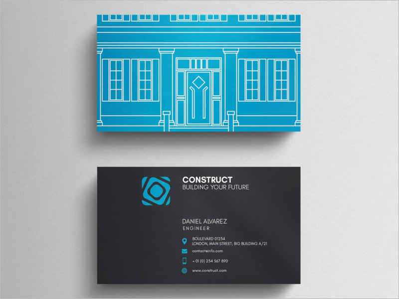 Architect Business Card Design Template