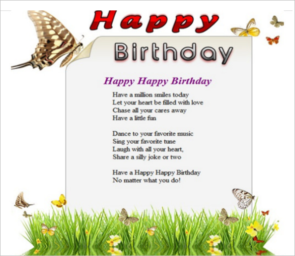 Birthday Email Template Free Download
