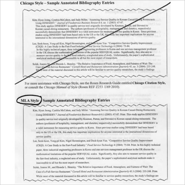 17+ Annotated Bibliography Maker / Generator Free Example Templates