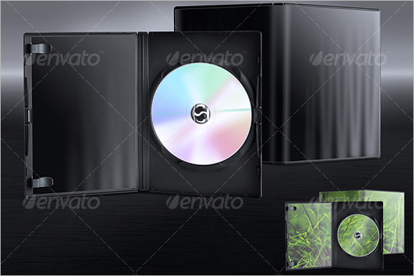 DVD Case Template PSD