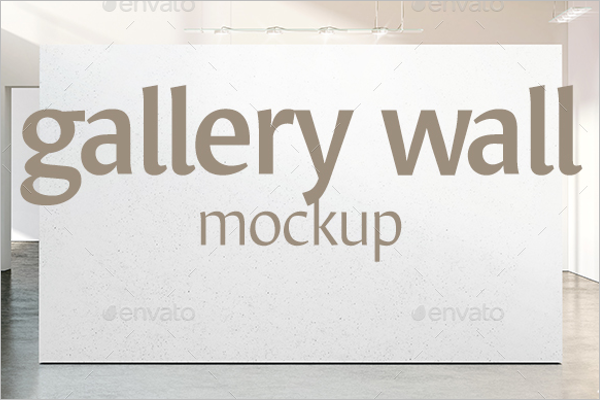 Gallery Wall Mockup Design